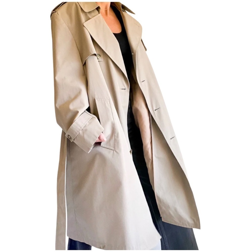 VINTAGE LONDON‎ FOG TRENCH COAT ~ L 42R
